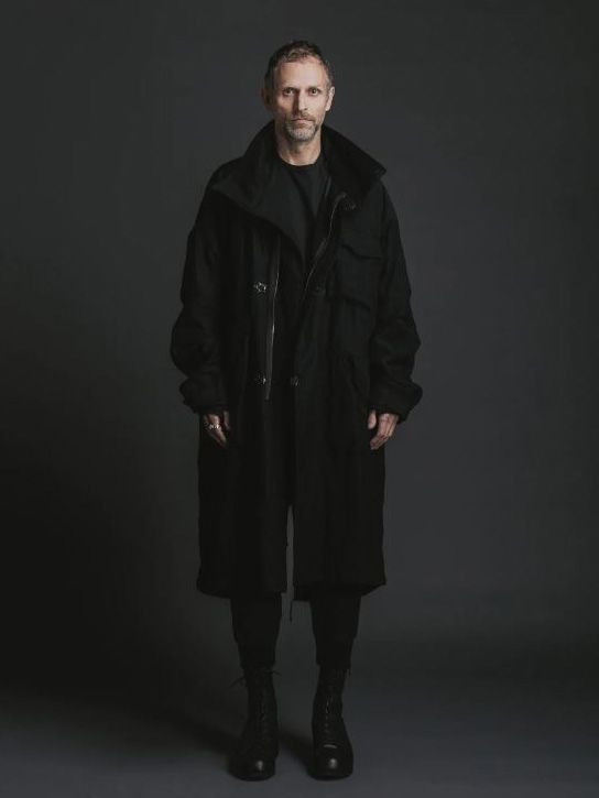 ウールリネン コート - wool linen coat