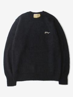 モヘアニットプルオーバー - MOHAIR KNIT - BLACK