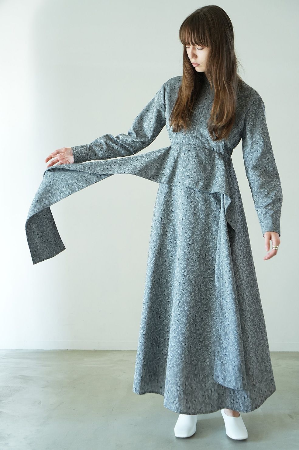 CLANE - ジャガードワンピース - 2WAY JAQUARD ONEPIECE - GREY