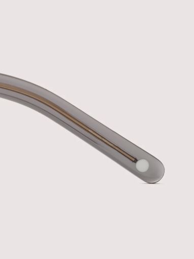 KYOKUSUI (キョクスイ) #6 PLUTINUM SILVER FLAME × BLUE GREY to GREY サングラス / 眼鏡