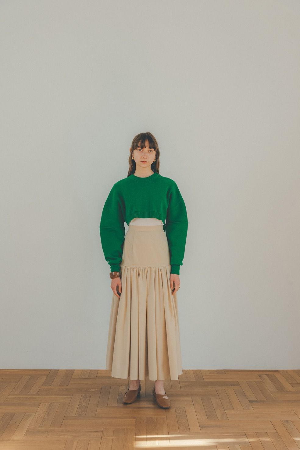 CLANE - 3WAY ARRANGE SEPARATE KNIT TOPS - GREEN | ADDICT WEB CLANE - 3WAY ARRANGE SEPARATE KNIT TOPS - GREEN | ADDICT WEB