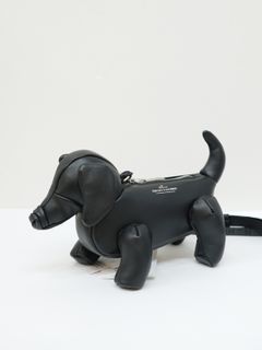 ドールバッグ (ミニダックスフンド） "DOLLS" DACHSHUND Mini Bag - BLACK