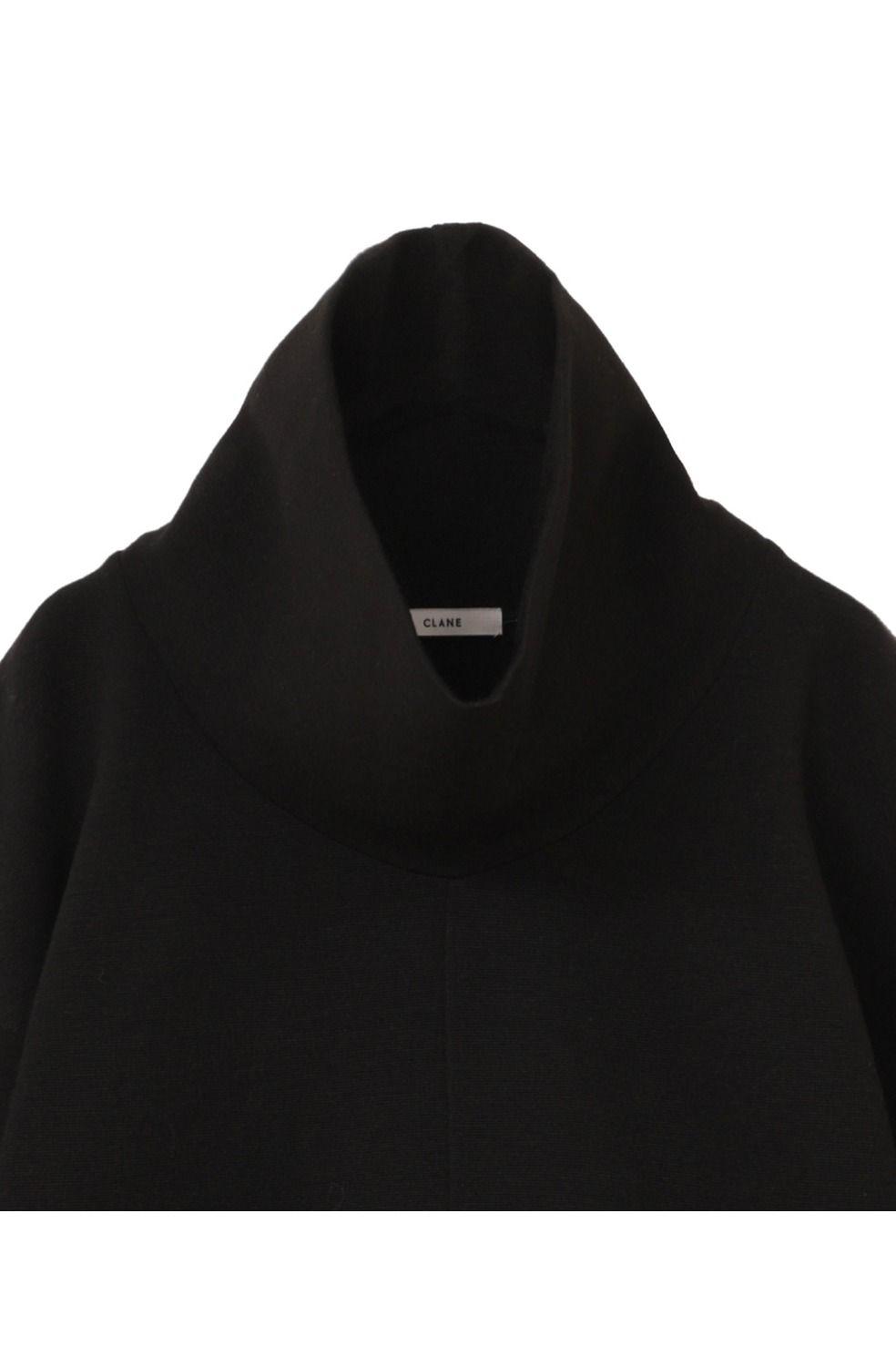スタンドネック ワイド トップス - STAND NECK WIDE TOPS - BLACK