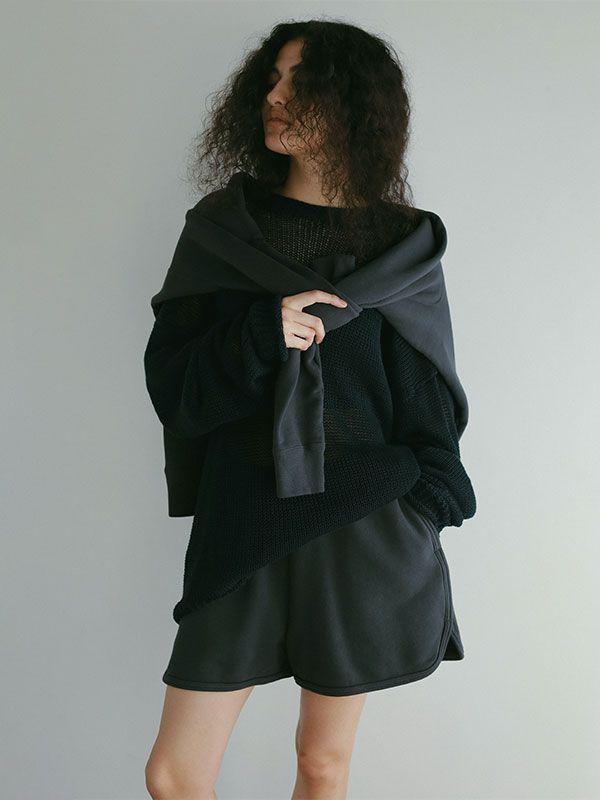 ETRE TOKYO - ドレープネックスウェットPO - GREY | ADDICT WEB SHOP