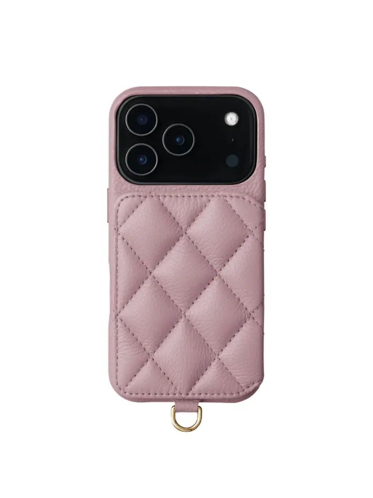 【GRACE / グレイス】 手帳型 レザーケース iPhone 14～17シリーズ対応 （ピンク）