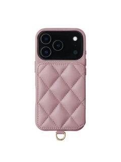 【GRACE / グレイス】 手帳型 レザーケース iPhone 14～17シリーズ対応 （ピンク）