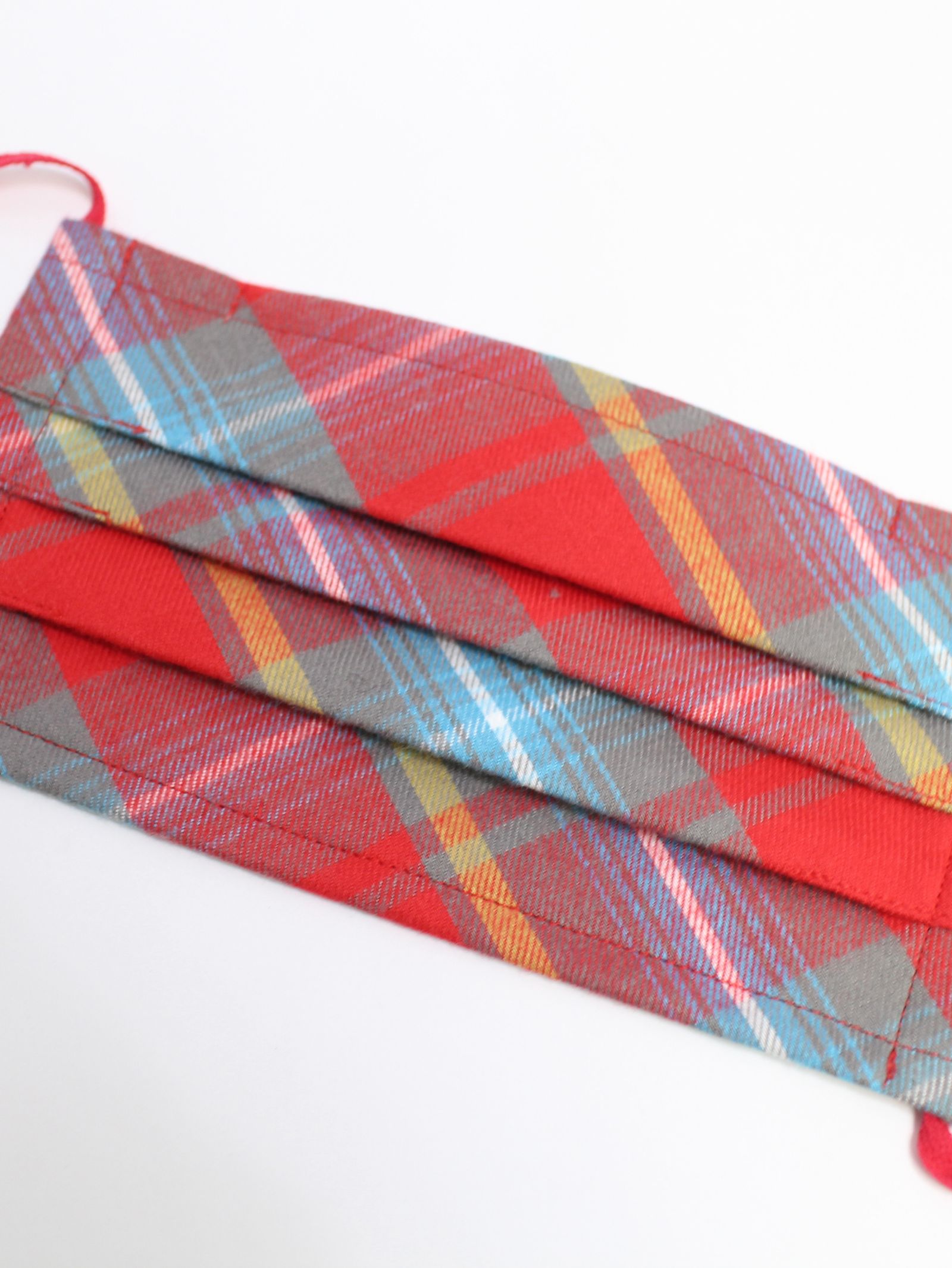 チェック柄マスク - MASK - Rayon twill check
