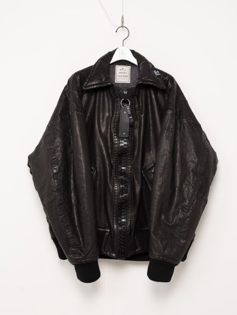 BACKLASH / バックラッシュコラボ レザージャケット  -  SMOOTH LESTHER BIG ZIP BLOUSON