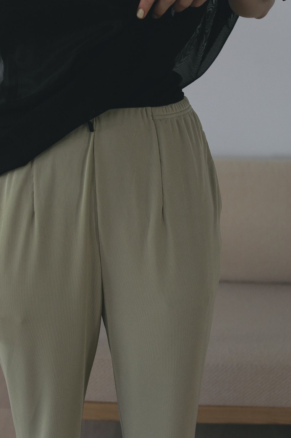 ルーズカット パンツ - LOOSE CUT PANTS - BEIGE