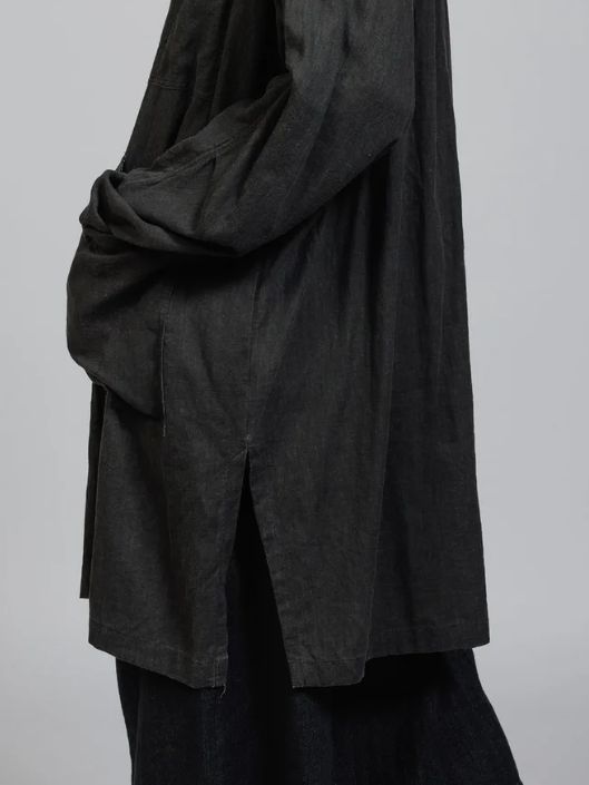 ビエラショップコート - Pigment Printing Viera Shop Coat - A / Chacoal