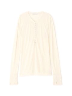 ウールフライスヘンリーネックプルオーバー（IVORY）