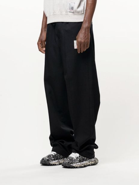 テーラード イージーパンツ - Tailored Easy Pants (BLACK)