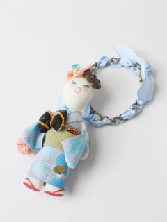 浴衣 ドールチャーム - YUKATA BEAR  BLUE