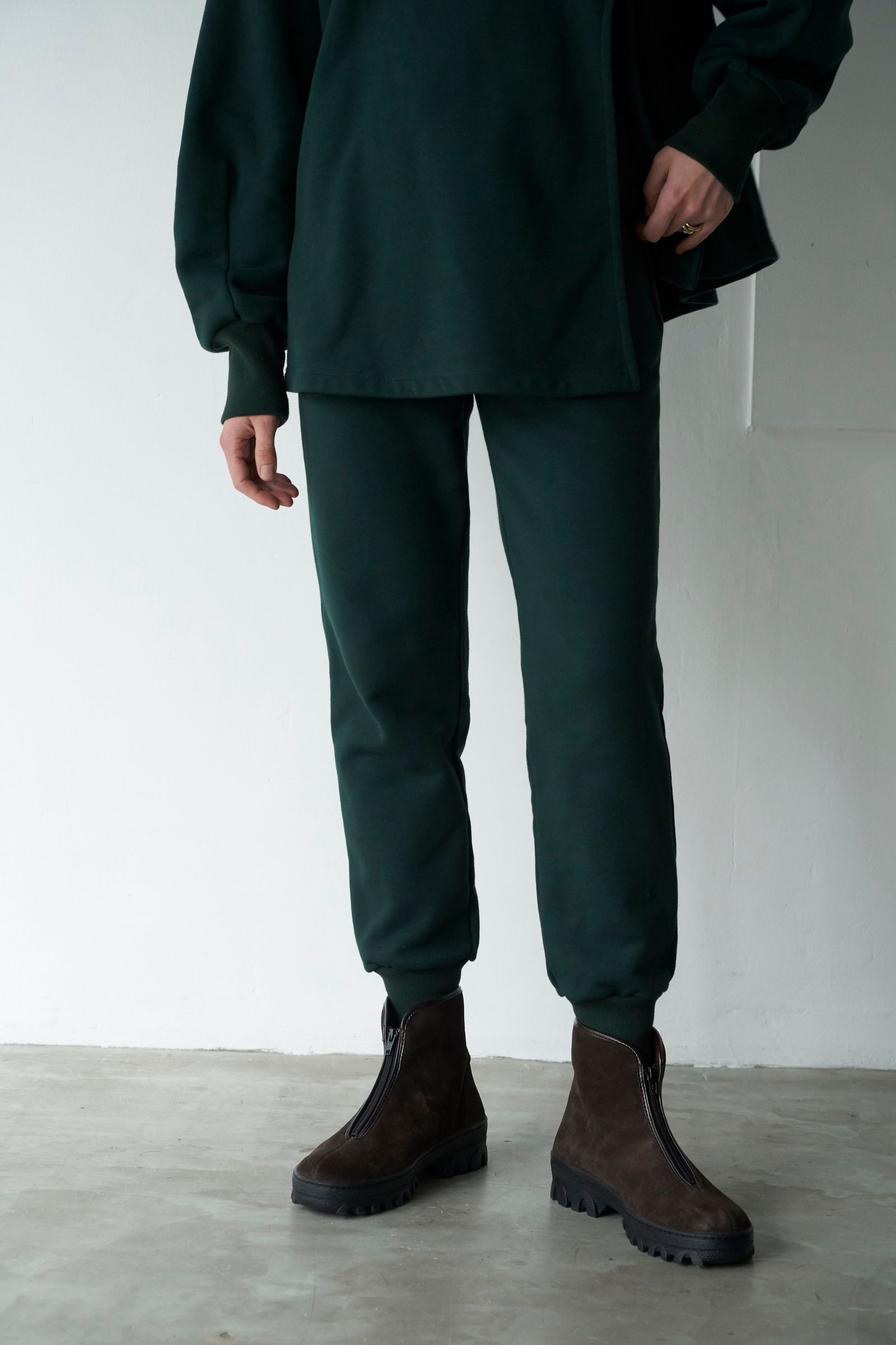 CLANE BULKY SLIT SET UP green サイズ1 | angeloawards.com