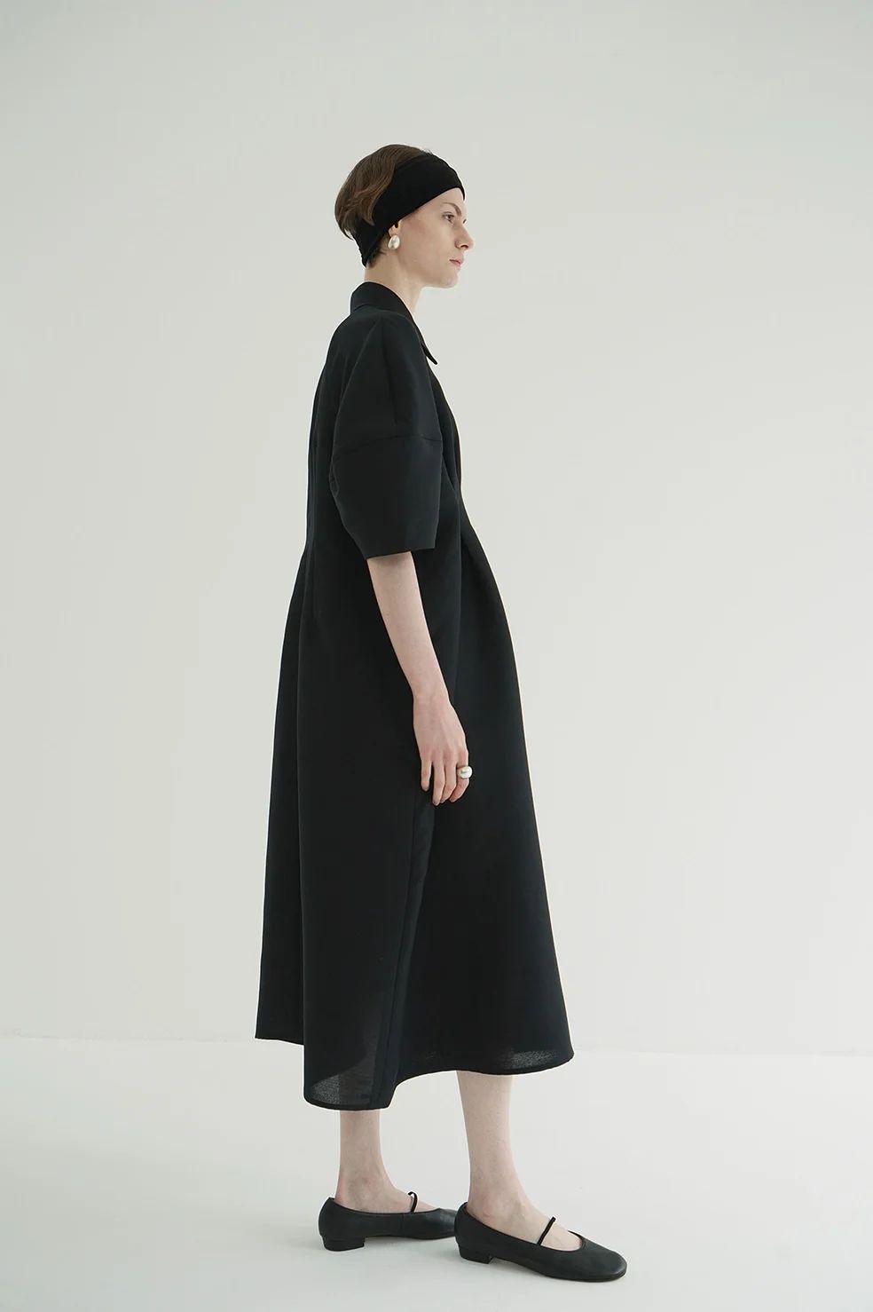 clane フォームスリーブワンピース CLANE - フォームスリーブワンピース - FORM SLEEVE ONEPIECE