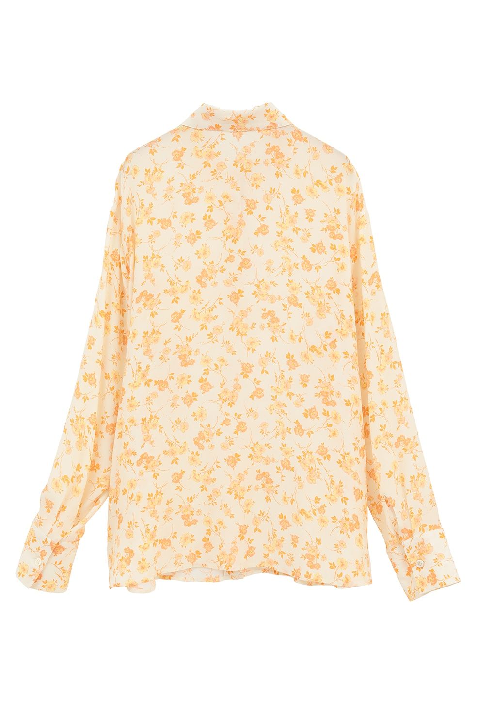 マーブルフラワーシャツ -  MABEL FLOWER SHIRT (ORANGE)