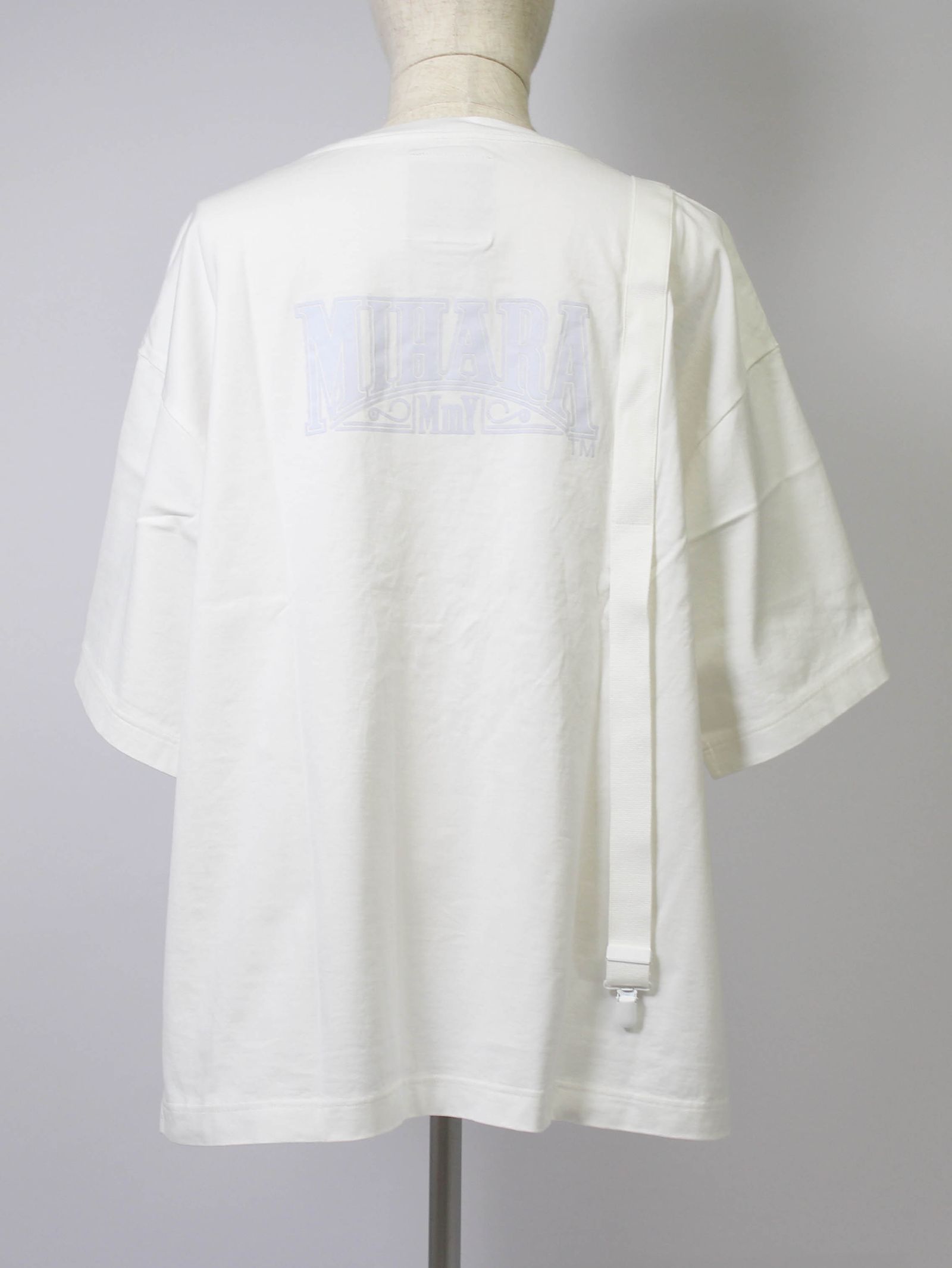 SUSPENDER TEE  - サスペンダーTシャツ  - WHITE