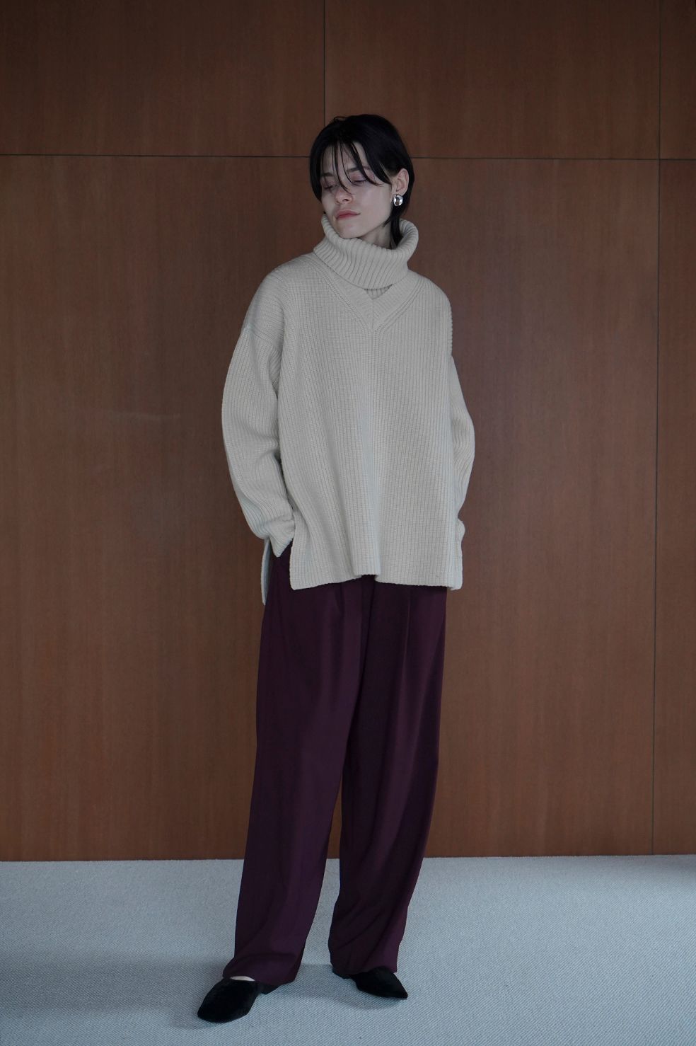 CLANE - 【22AW 2nd】 ベーシックタックパンツ - BASIC TUCK