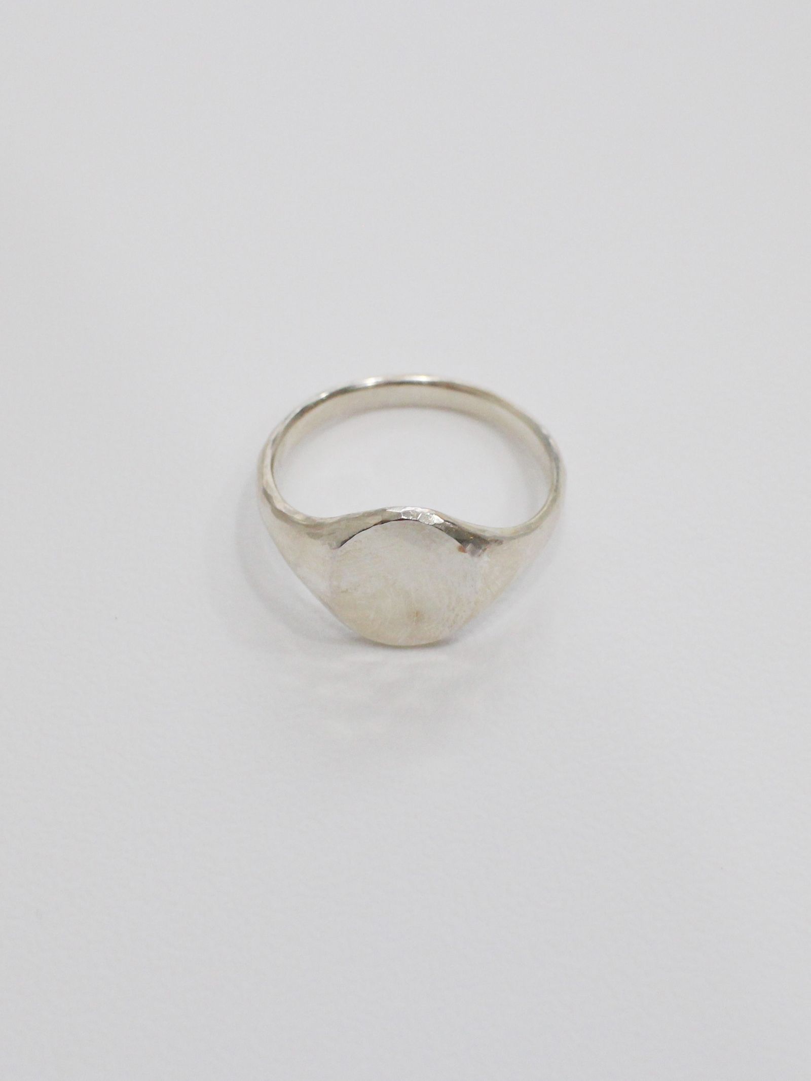 リング シグネット クラシック ハンマード  - signet ring classic hammered - M1003