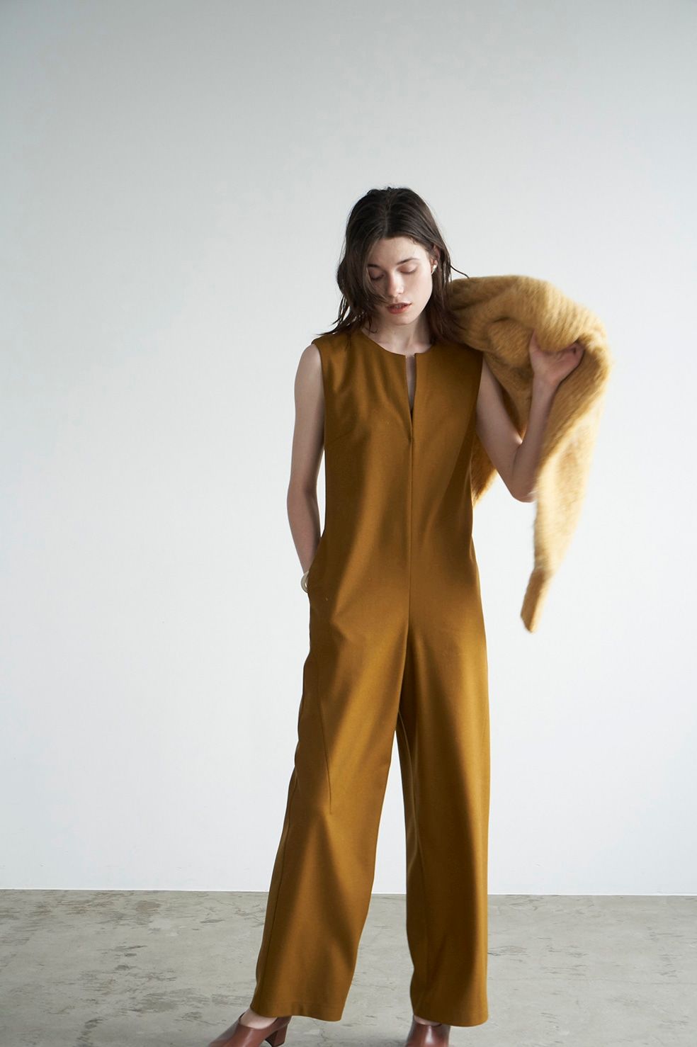 CLANE - WOOL N/S ALL IN ONE - MUSTARD | ADDICT WEB SHOP