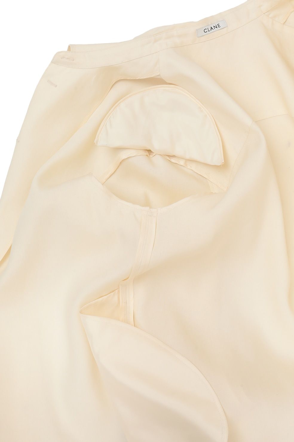 テンセルシャツジャケット - TENCEL SHIRT JACKET (IVORY)