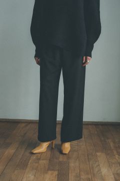 21AW ベーシックタックパンツ -  BASIC TUCK PANTS - BLACK