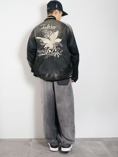 ミハラヤスヒロ 25SS｜スカジャン×ワイドパンツで魅せる最新ストリートコーデ