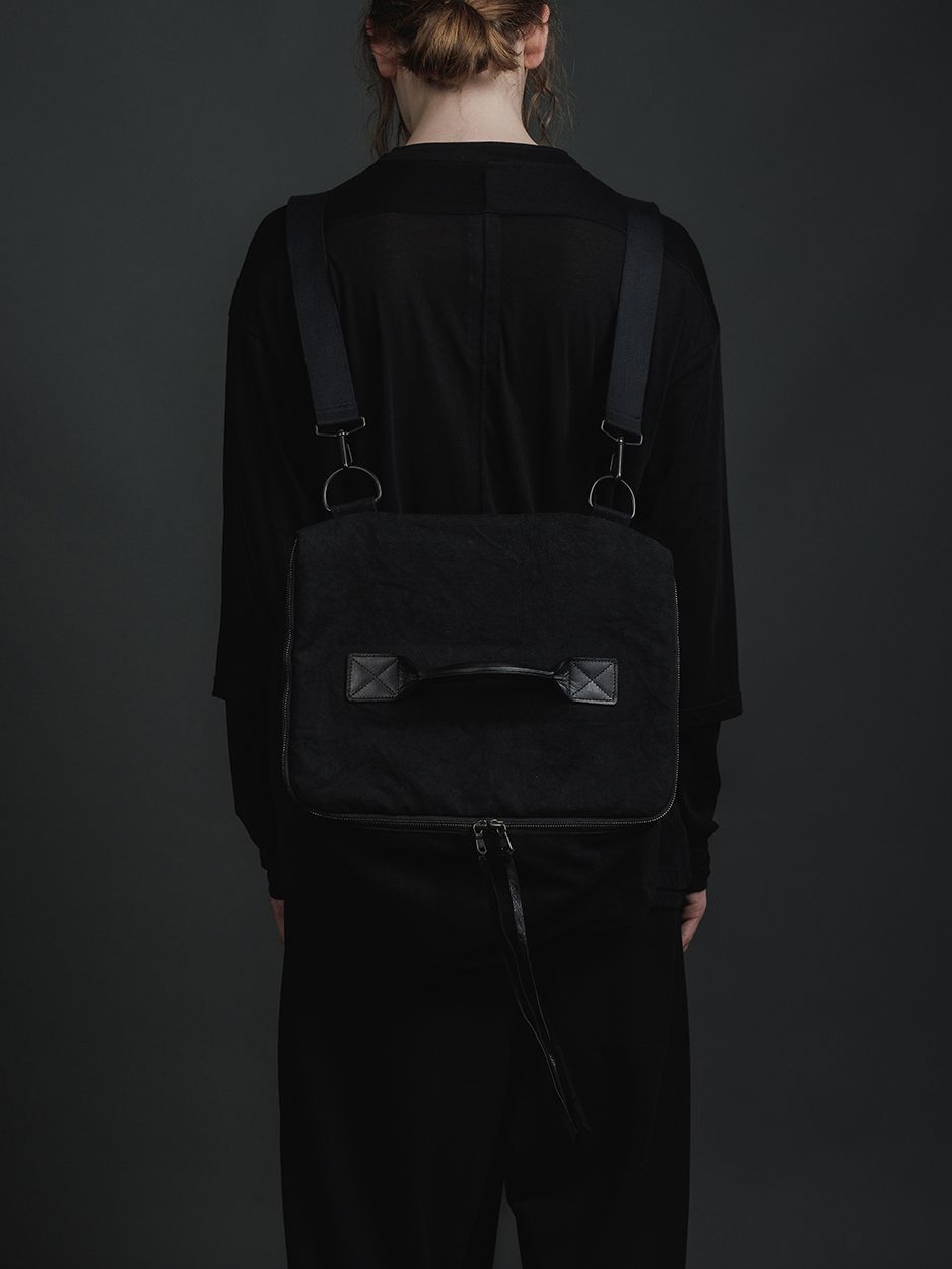 2way ショルダーバッグ - BLACK