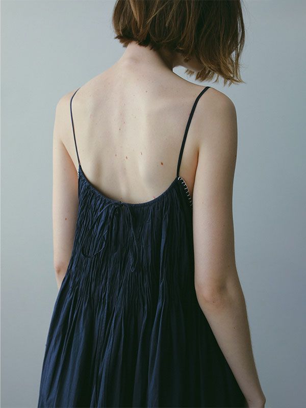ETRE TOKYO - 2wayタックキャミワンピース - NAVY | ADDICT WEB SHOP