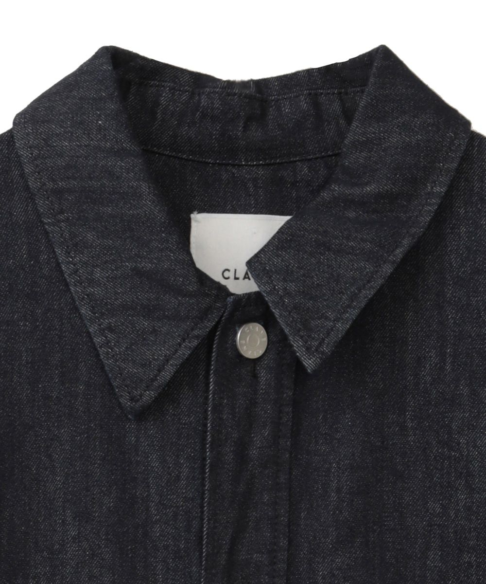 CLANE - デニムカバーオール - BACK SQUEEZE DENIM JACKET - INDIGO ...