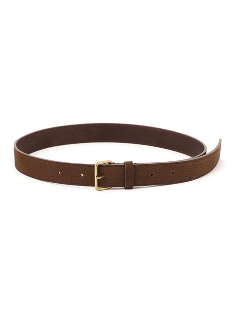 スクエアバックルベルト （BROWN）