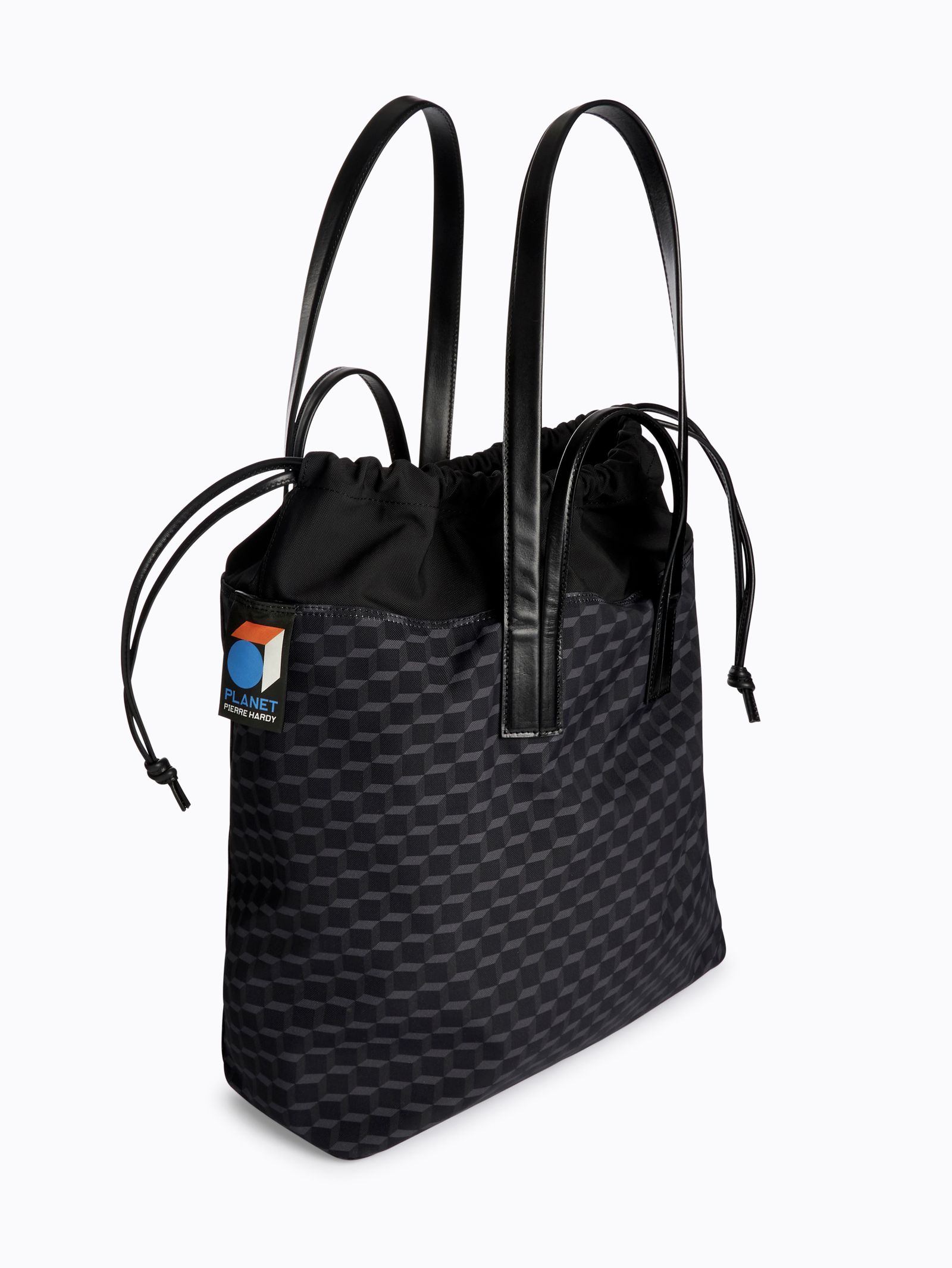 PIERRE HARDY - ツイン トート バッグ - Twin tote bag - BLACK×WHITE 