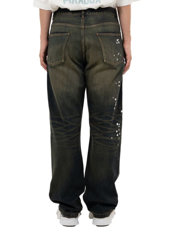 エンベリッシュド ジーンズ - EMBELLISHED JEANS (INDIGO)