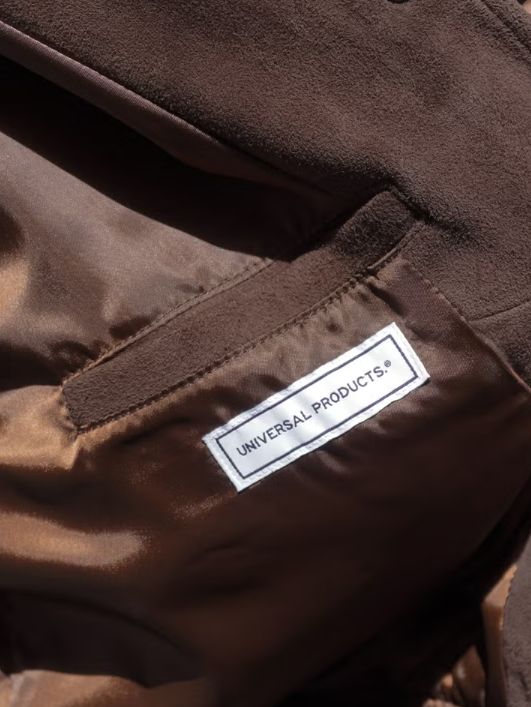 ゴートレザースウェードブルゾン - SUEDE BOMBER JACEKT (BROWN)