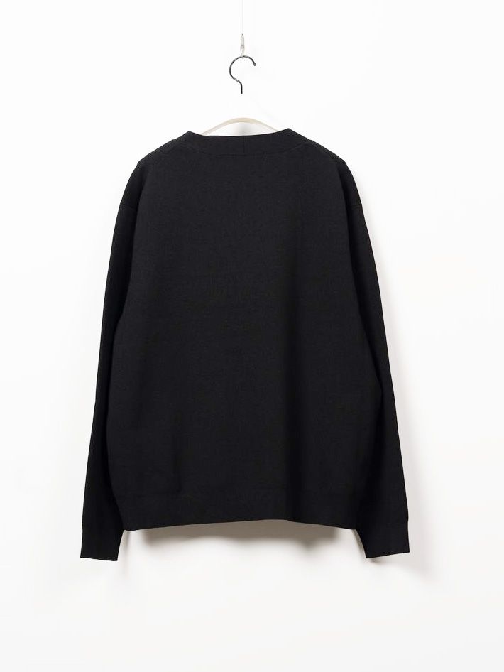 ミランリブカーディガン - MILAN RIB CARDIGAN （BLACK）