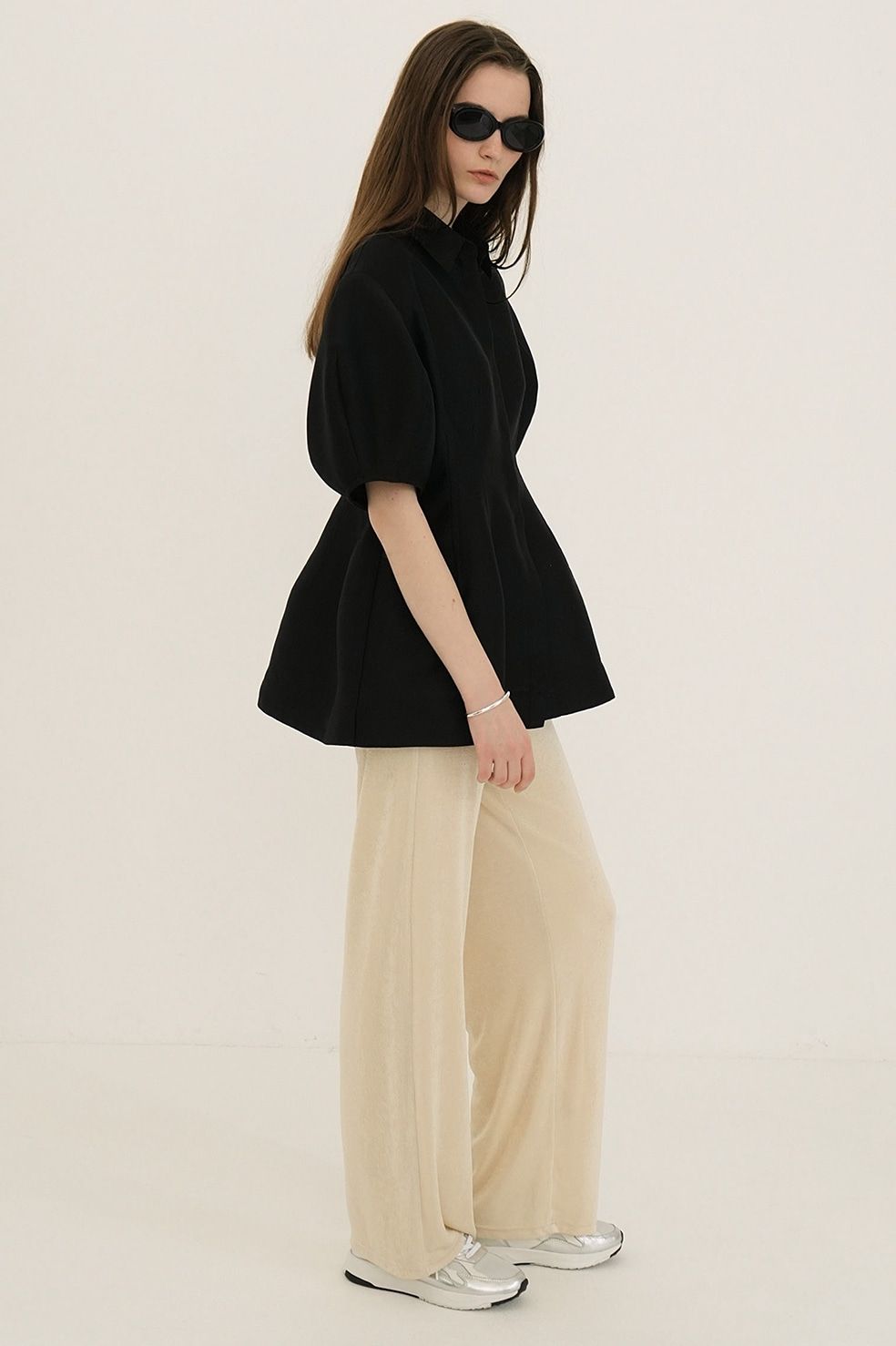 CLANE - ジャージーパンツ - BRIGHT JERSEY PANTS IVORY