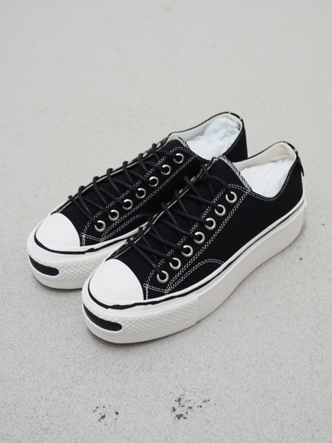 【Joey / ジョーイ】 ヴァルカナイズ スニーカー - Vulcanize Sneaker （ BLACK ）  G15FW701
