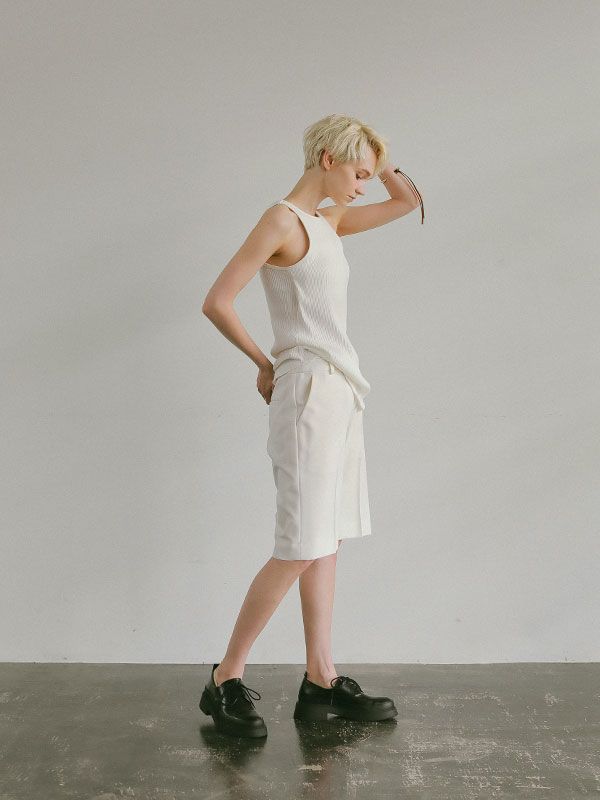 カップアメスリタンクトップ - WHITE