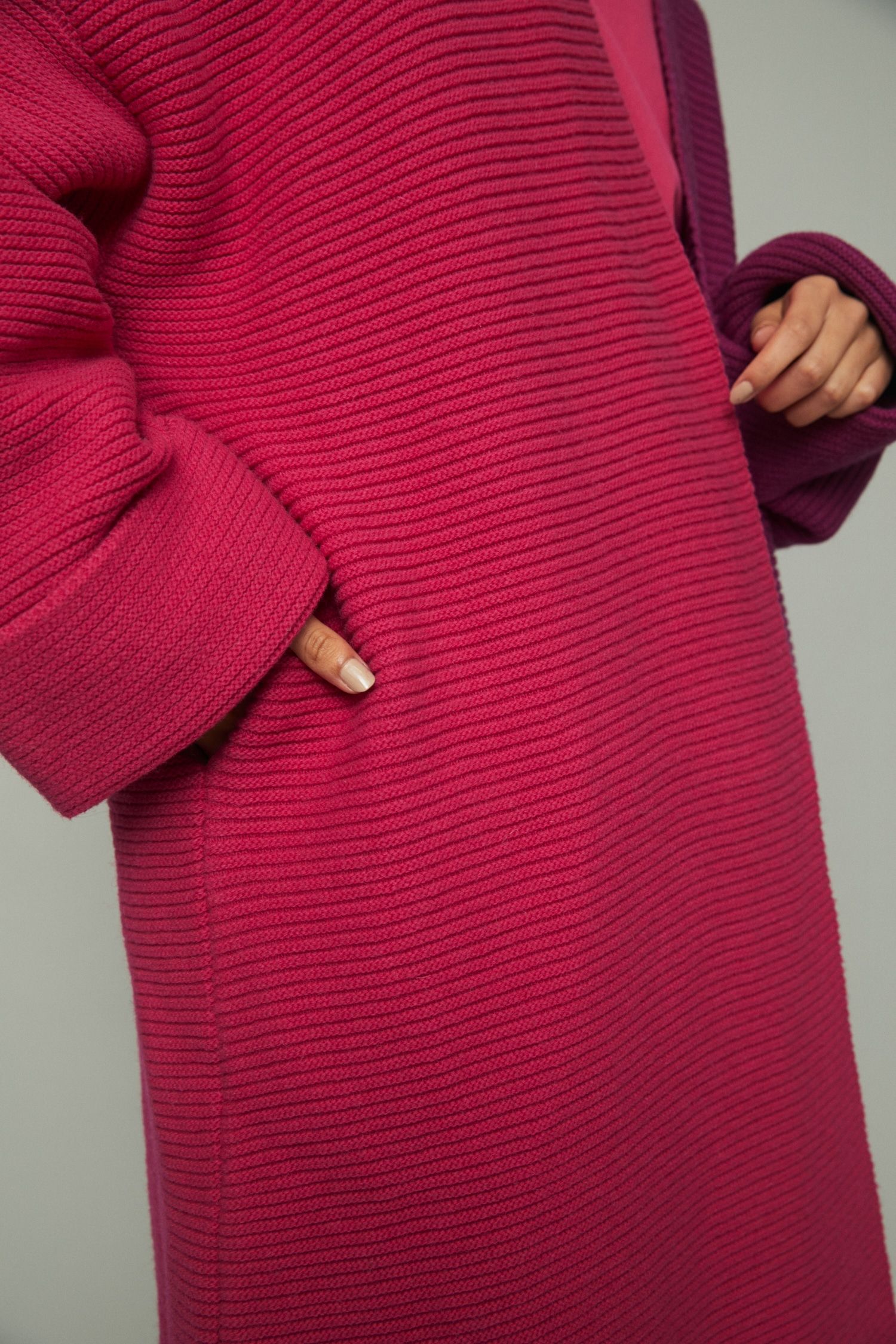 カラー ブロック ハオリ  - Color block haori - PINK