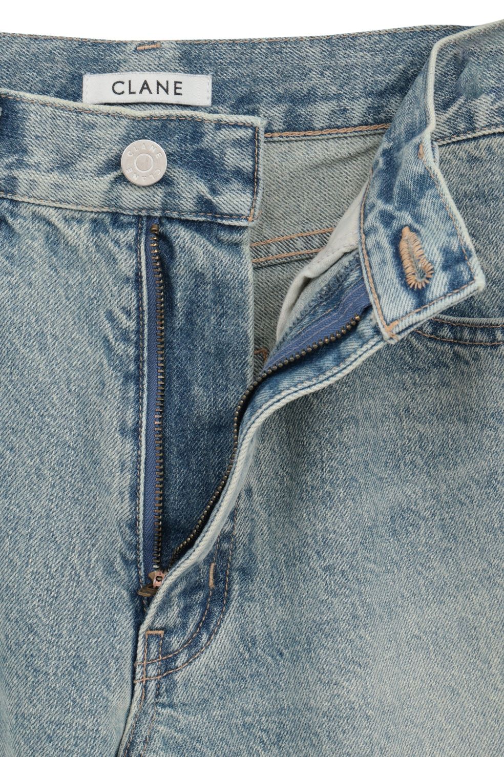 ミッドライズストレートデニム -  STRAIGHT DENIM PANTS (ICE BLUE)