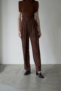 ゴブリナ タックパンツ - GOBELIN TUCK PANTS RED
