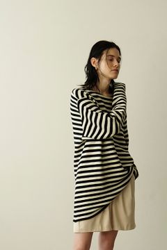 ルーズ ヴィンテージ ロングスリーブ トップス  - LOOSE VINTAGE LONG SLEEVE TOPS BORDER