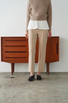 センター ライン スラックス パンツ - CENTER LINE SLACKS PANTS BEIGE