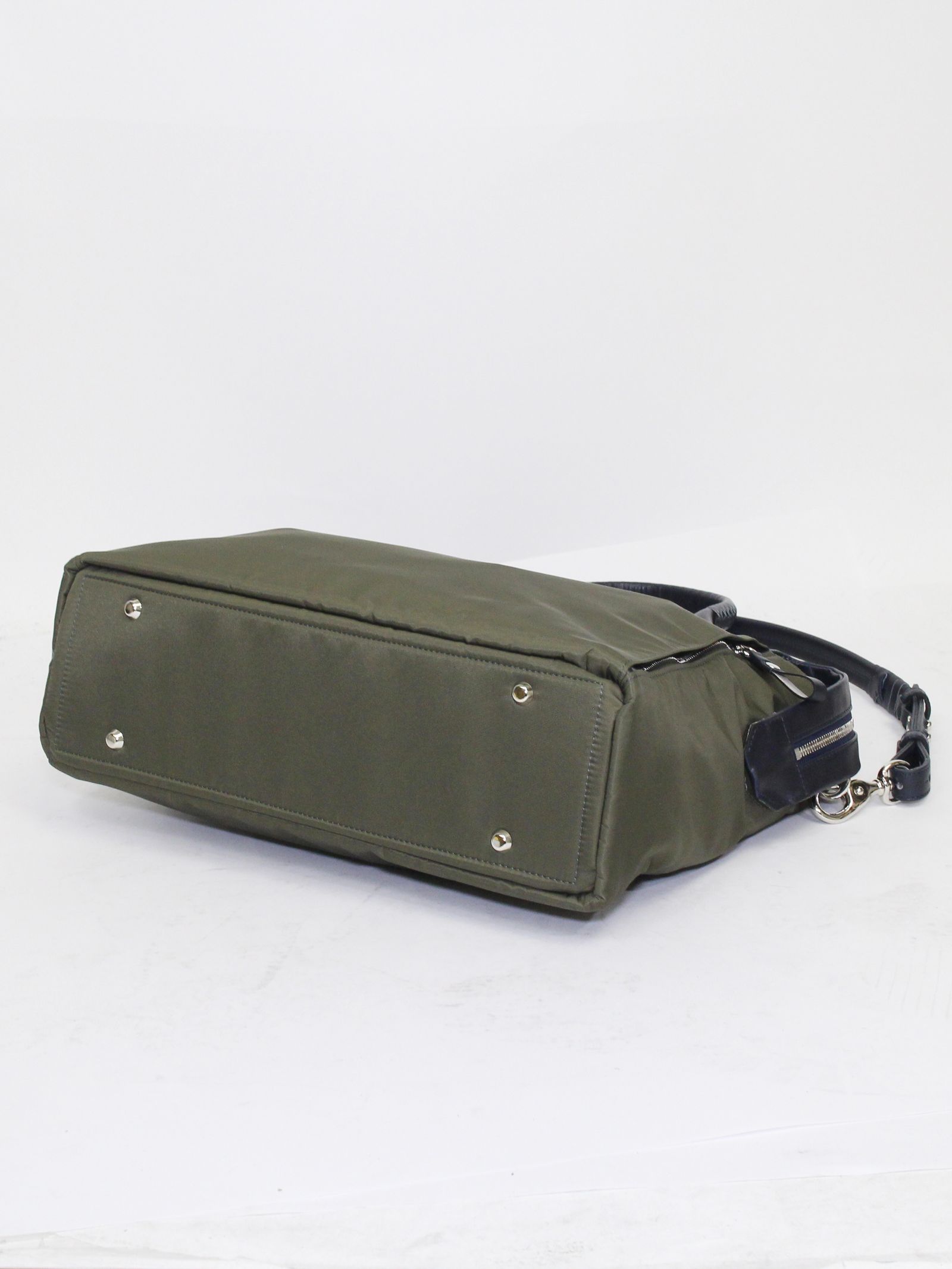 スライドトートバッグ - co21ssst010 R Nylon * glove leather