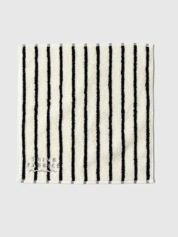 ピンストライプ ハンドタオル / ハンカチ - "instripe Hand Towel" 25×25cm