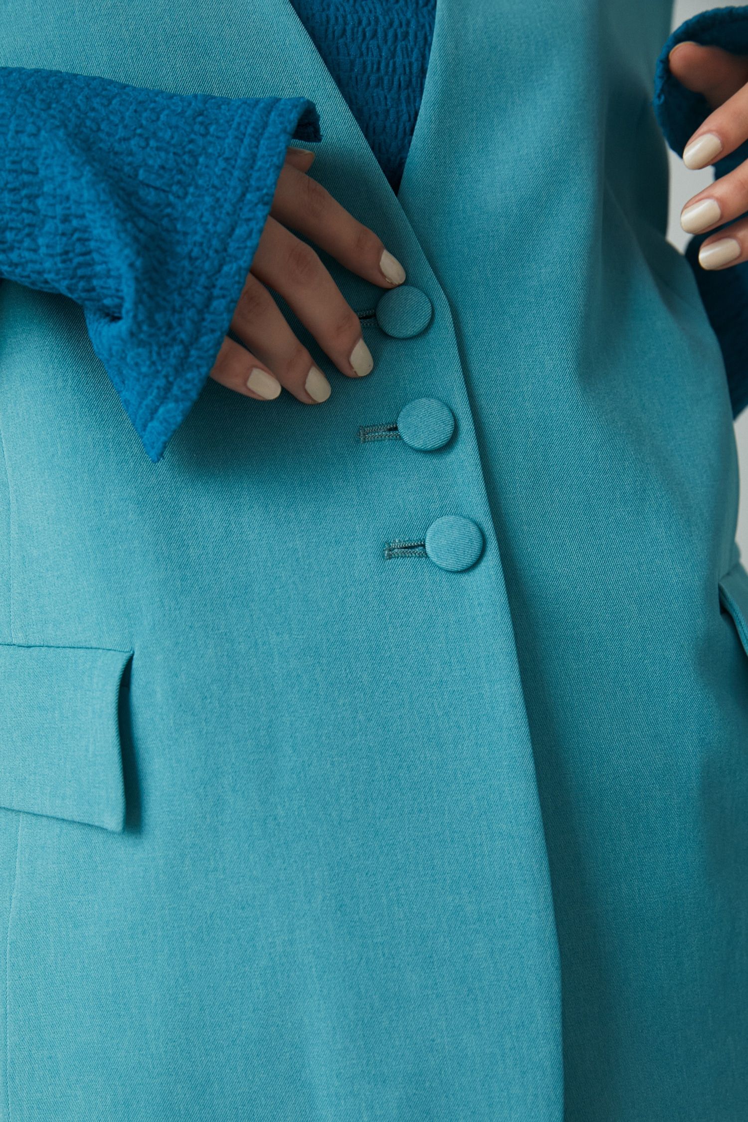 HeRIN.CYE - イージーベスト - Easy vest - BLUE | ADDICT WEB SHOP