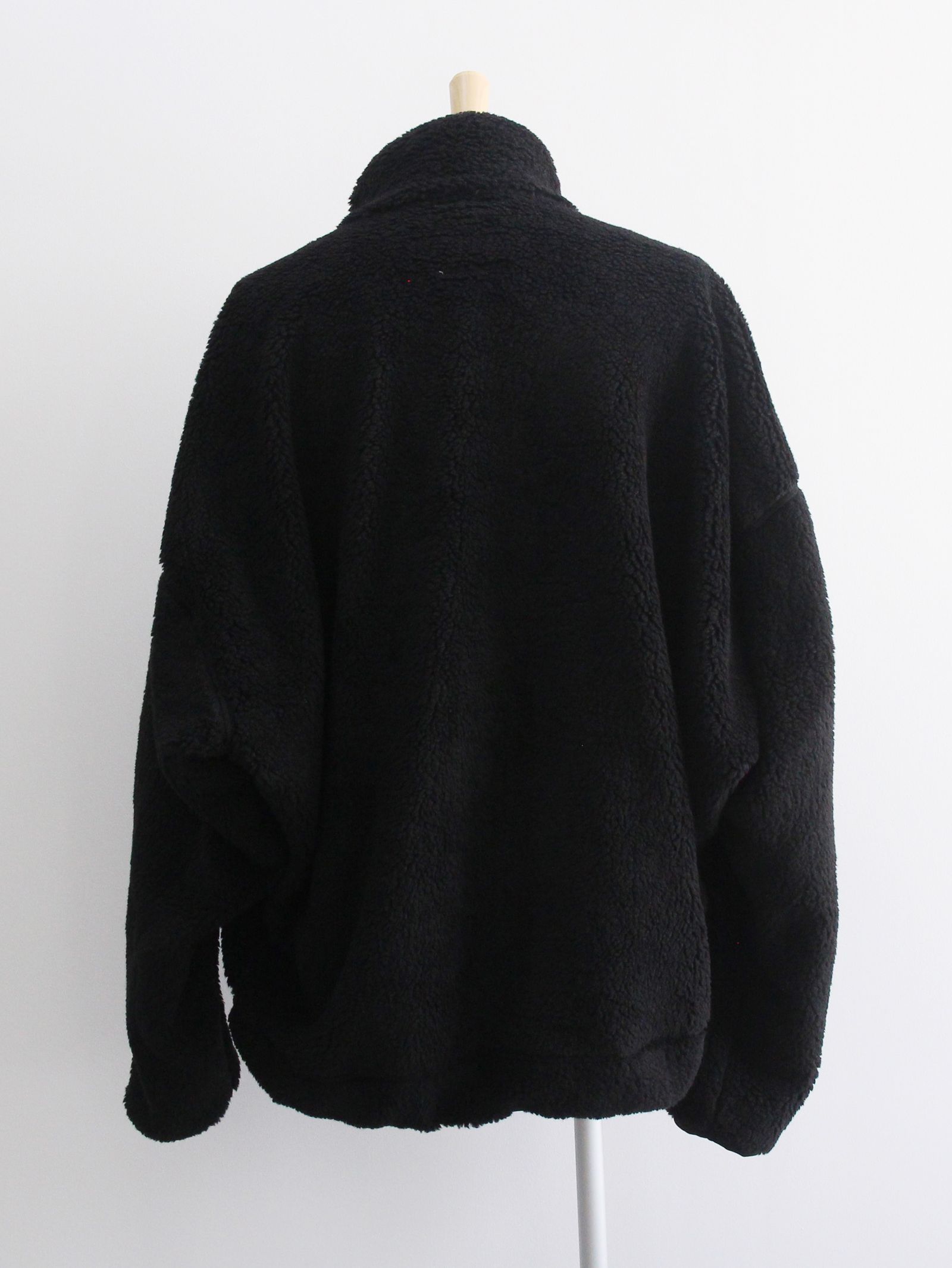 ワイドバック ボア ブルゾン  - Wide Back Boa Blouson BLACK
