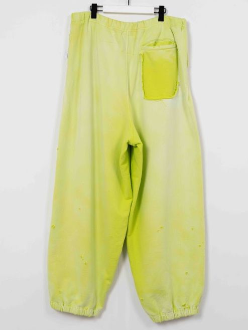 サンフェードパンツ - sun faded pants - YELLOW