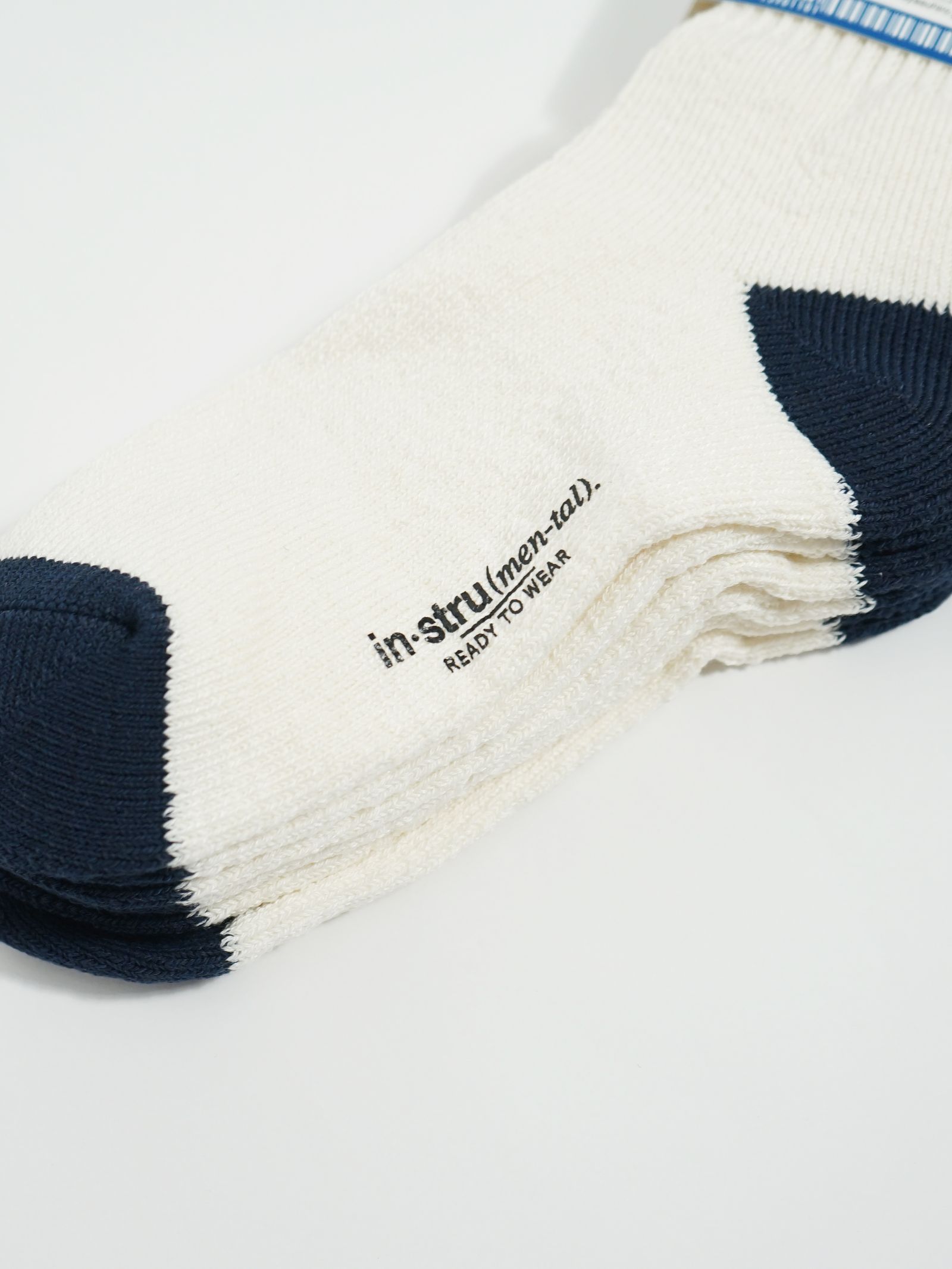 3足 パックソックス / 靴下 - 3-Pack Socks - BLUE × WHITE