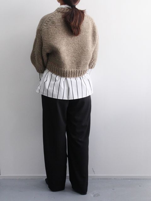 バルキーな印象 CLANE の最新レイヤードコーデ